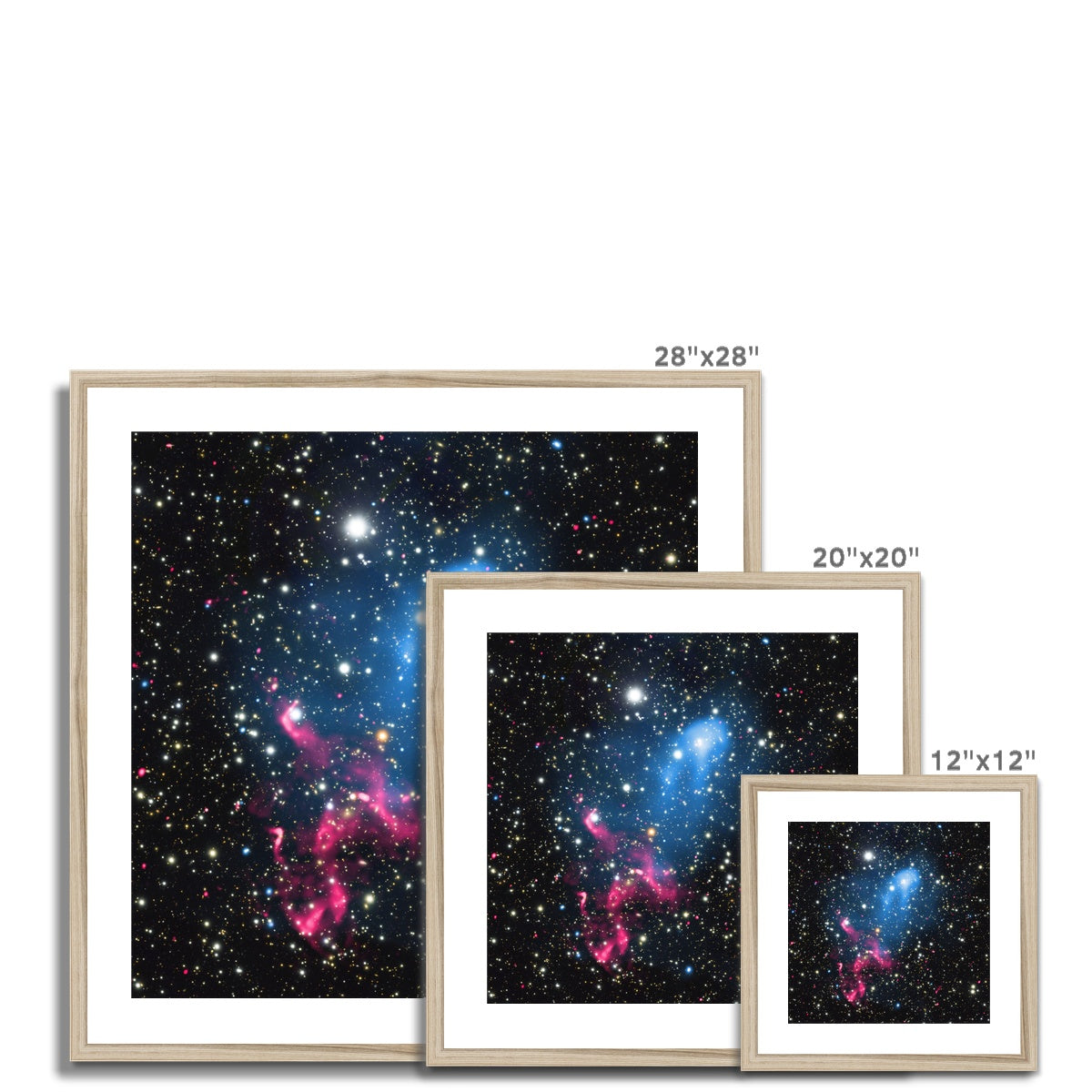 The Galaxy Collision Framed & Mounted Print