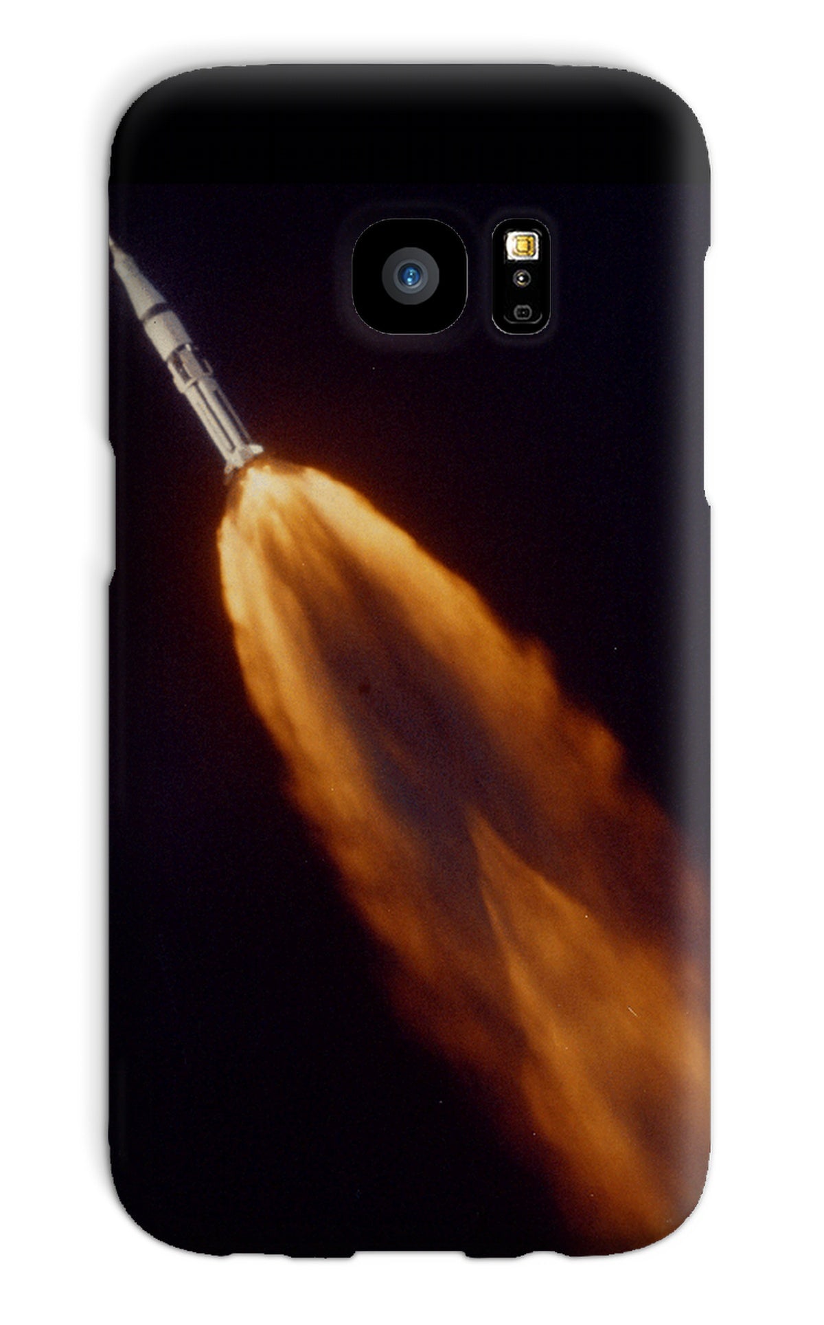 Apollo 7 photographed in flight by ALOTS (68-HC-641) Phone Case