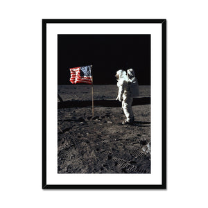 Apollo 11 Moonwalk Framed & Mounted Print