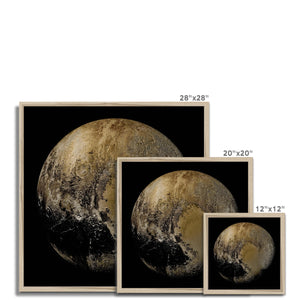 Pluto Framed Print