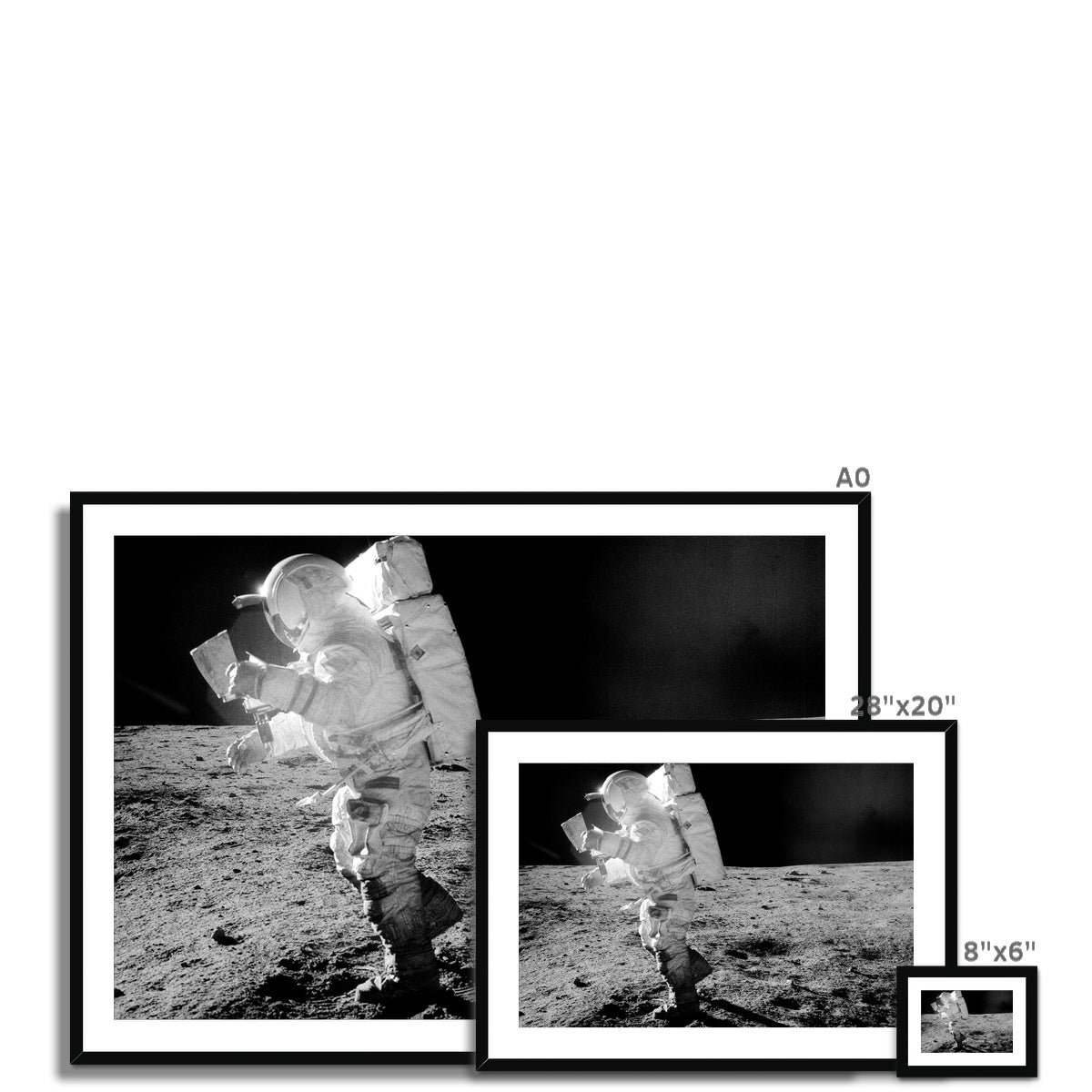 Moon Walk Framed & Mounted Print