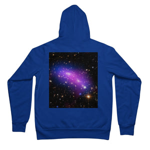 La frontera Galaxy Cluster Unisex sudadera con cremallera completa