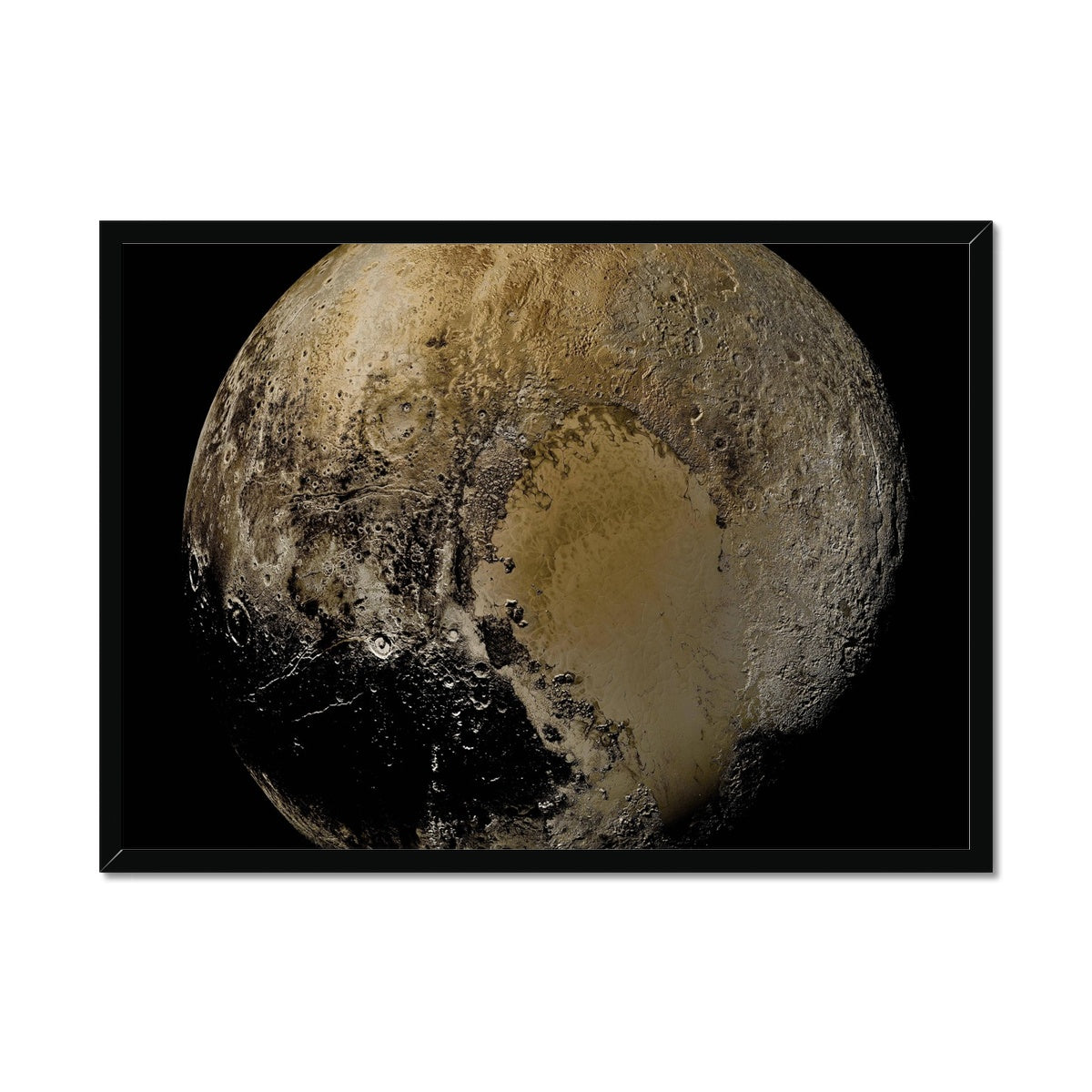 Pluto Framed Print