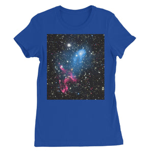 La camiseta favorita de las mujeres de la colisión de la galaxia