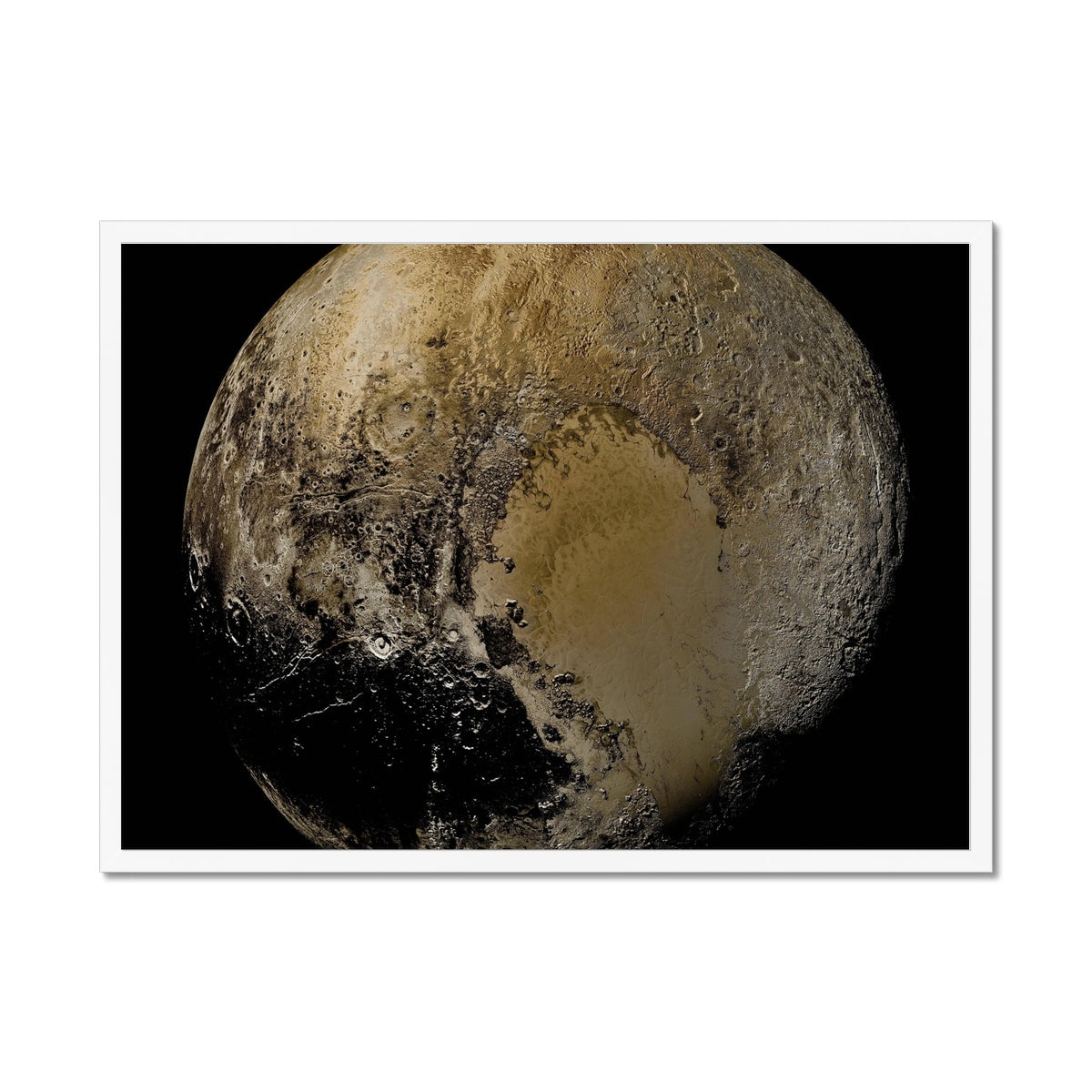 Pluto Framed Print