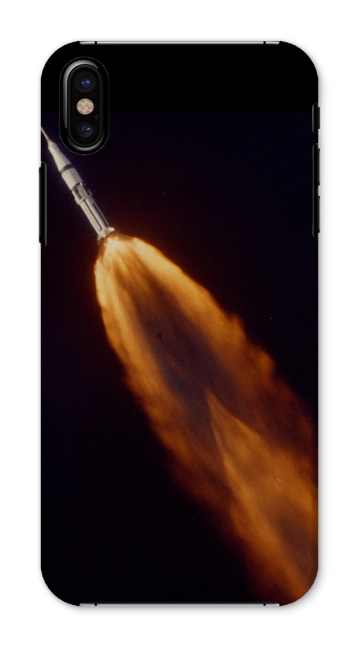 Apollo 7 photographed in flight by ALOTS (68-HC-641) Phone Case