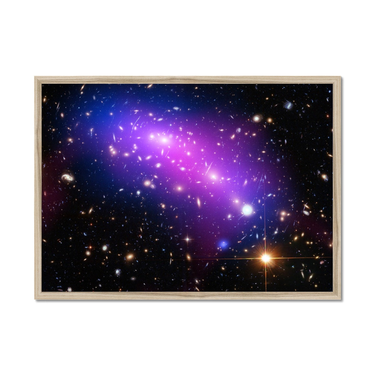 The Frontier Galaxy Cluster Framed Print