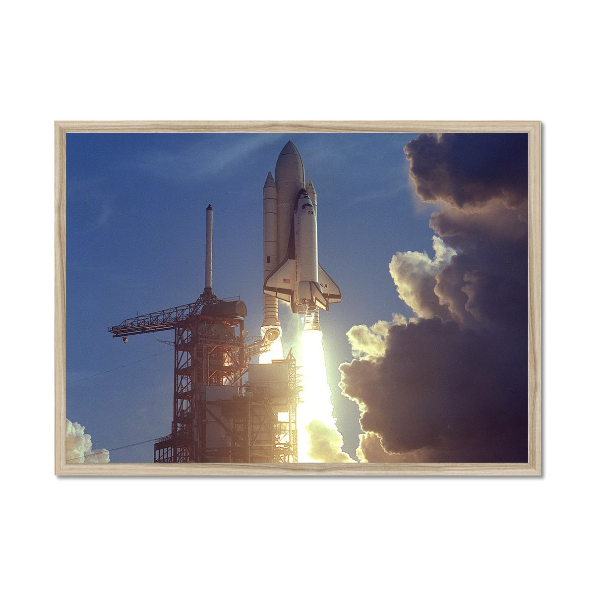 The STS Launch NASA Framed Print