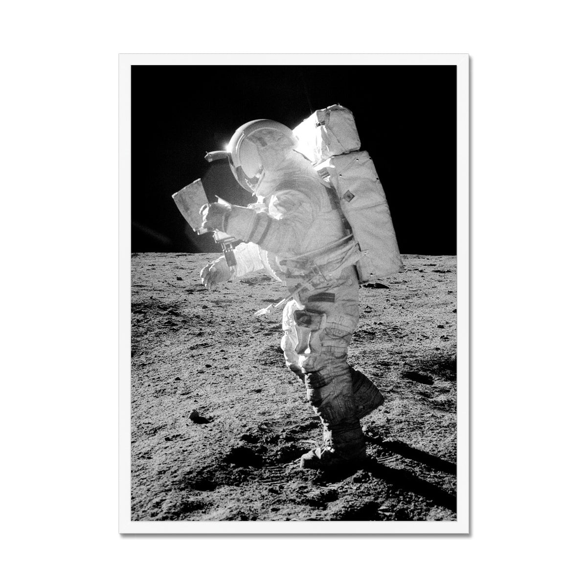 Moon Walk Framed Print