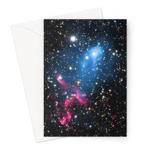 The Galaxy Collision Greeting Card