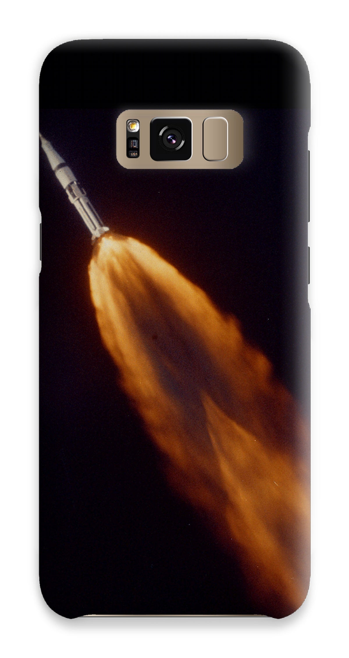 Apollo 7 photographed in flight by ALOTS (68-HC-641) Phone Case