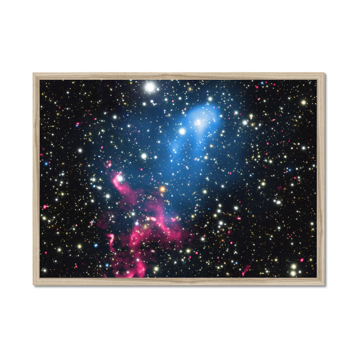 The Galaxy Collision Framed Print