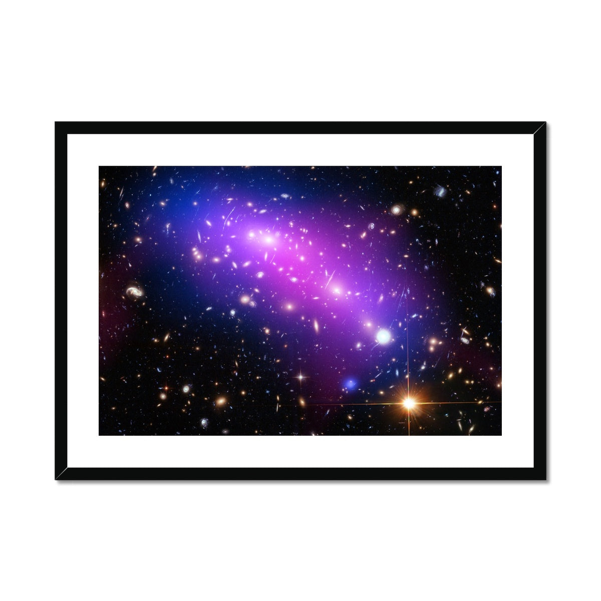 The Frontier Galaxy Cluster Framed & Mounted Print