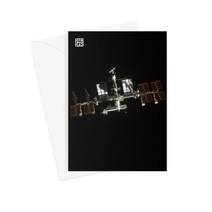 Astronaut Selfie in Orbit Greeting Card