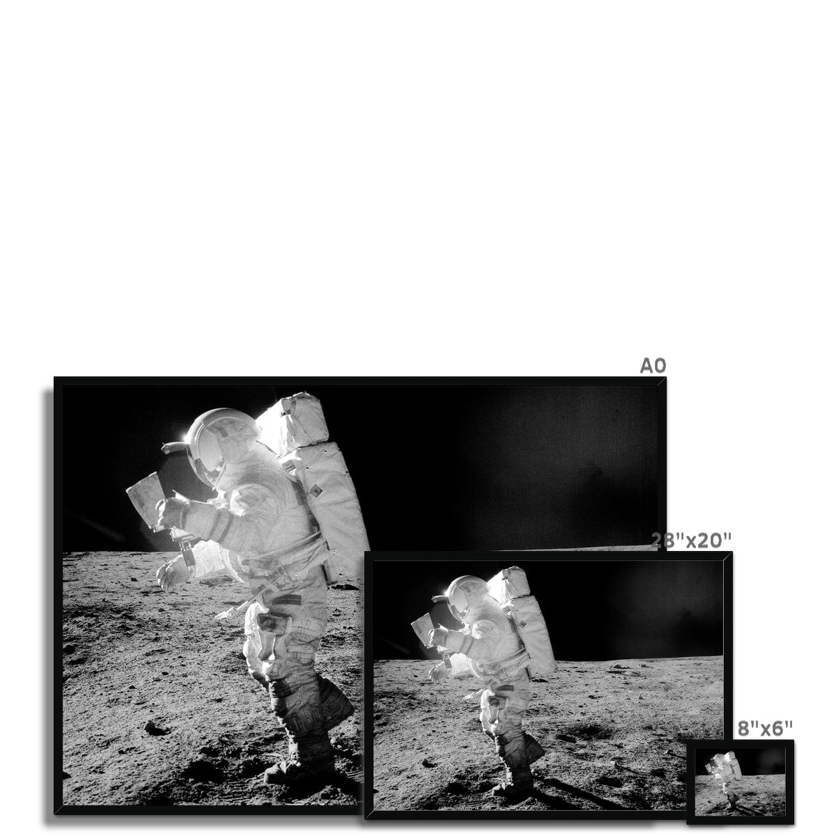 Moon Walk Framed Print