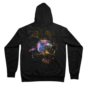 Supernova Debris Sudadera con capucha unisex con cremallera completa