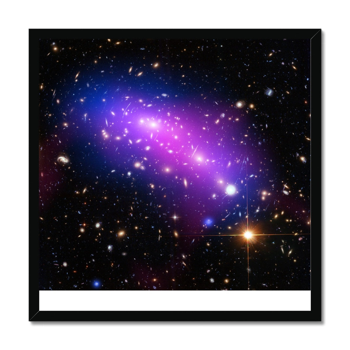 The Frontier Galaxy Cluster Framed Print