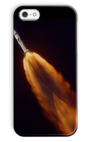 Apollo 7 photographed in flight by ALOTS (68-HC-641) Phone Case