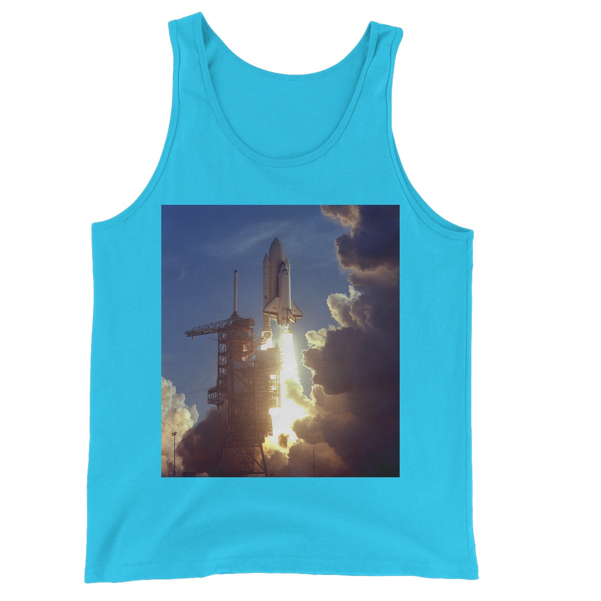 The STS Launch NASA Unisex Jersey Tank Top