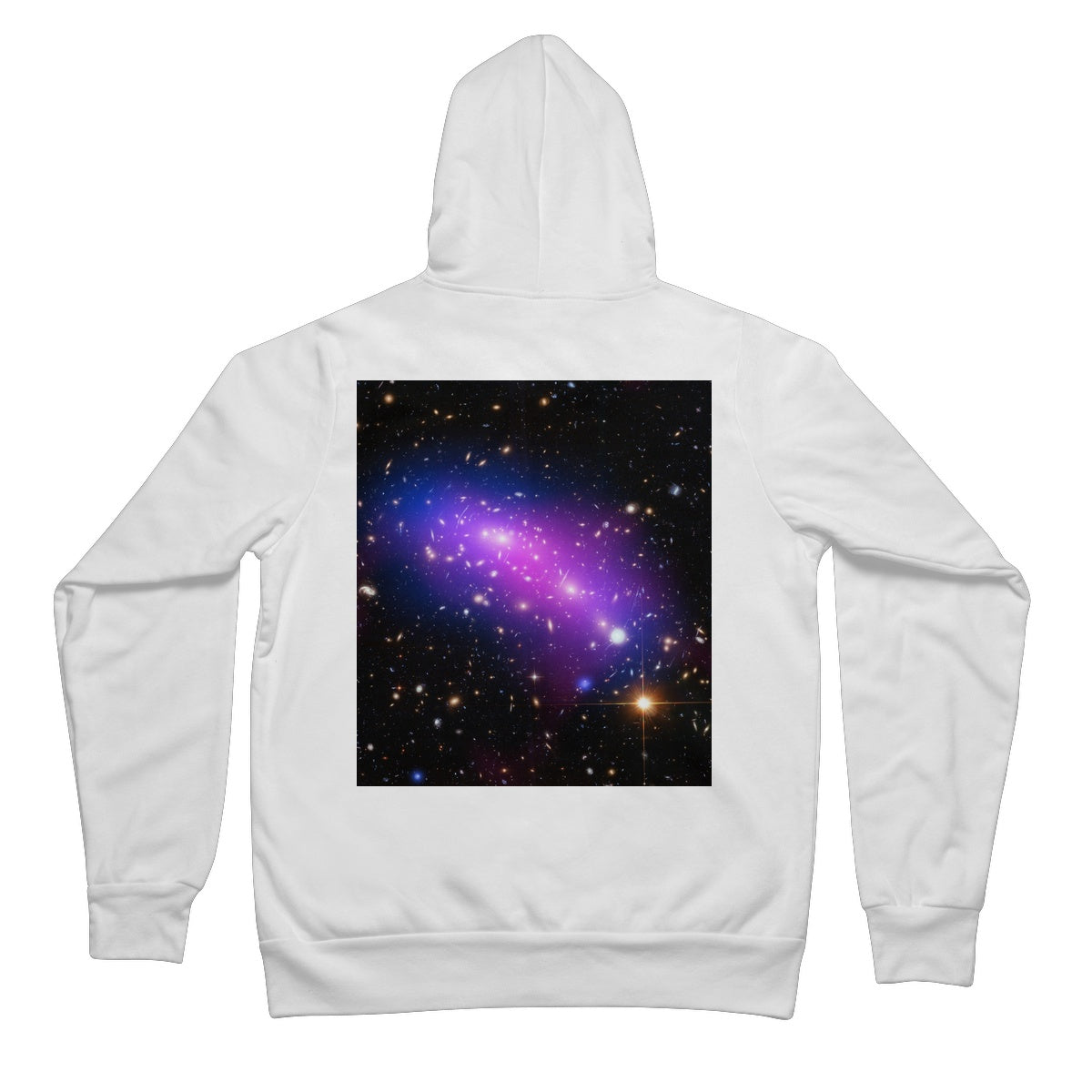 La frontera Galaxy Cluster Unisex sudadera con cremallera completa