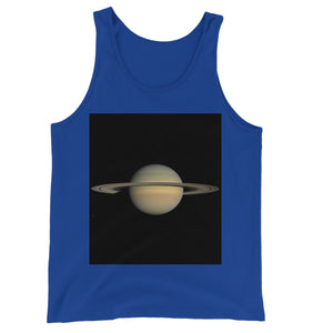 Saturn during Equinox Unisex Jersey Tank Top