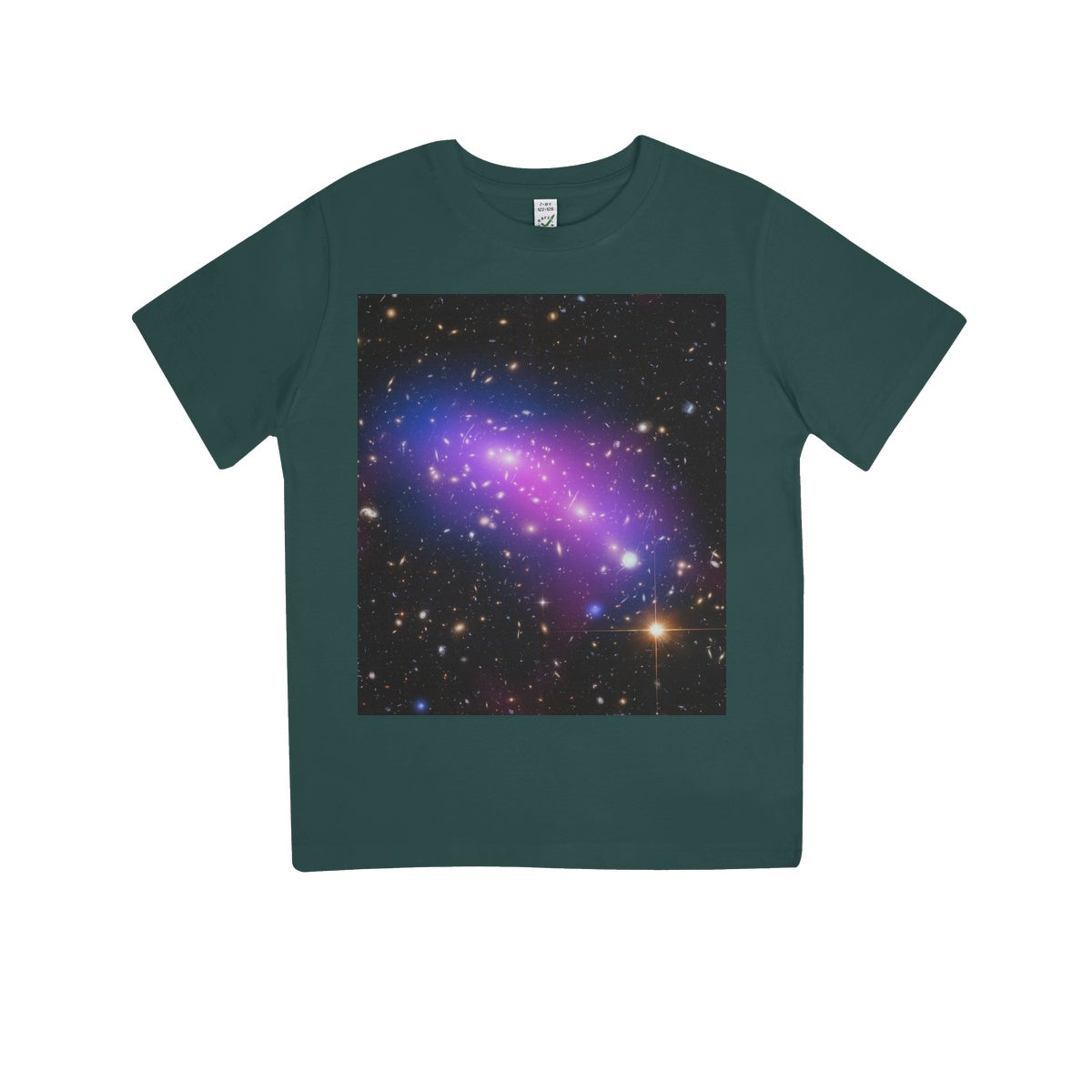 Camiseta 100% orgánica para niños The Frontier Galaxy Cluster