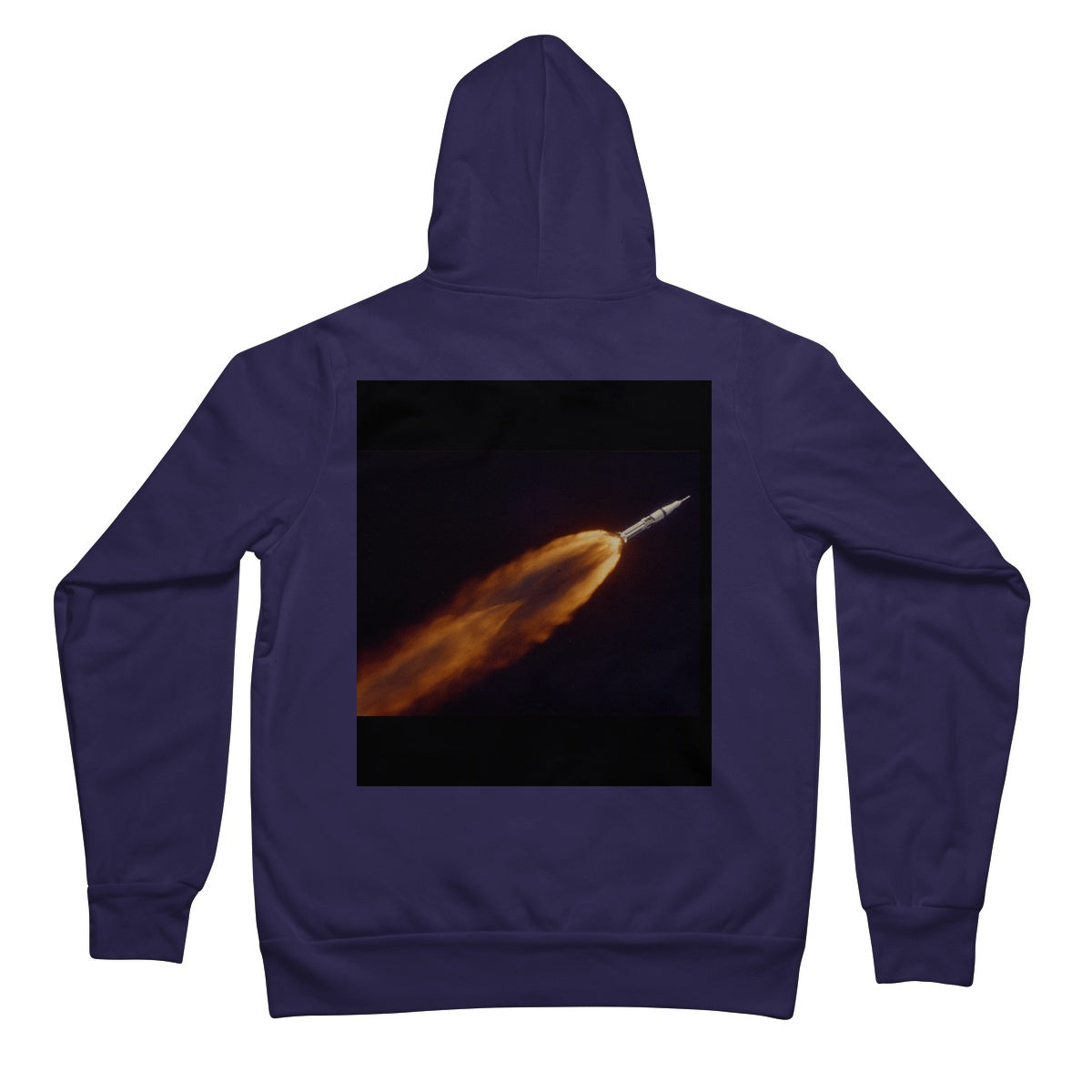 Apollo 7 photographed in flight by ALOTS (68-HC-641) Unisex Full Zip Hoodie