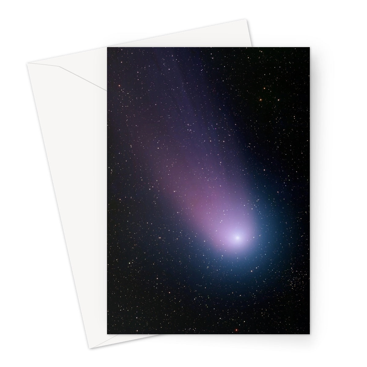 Tarjeta de felicitación del cometa