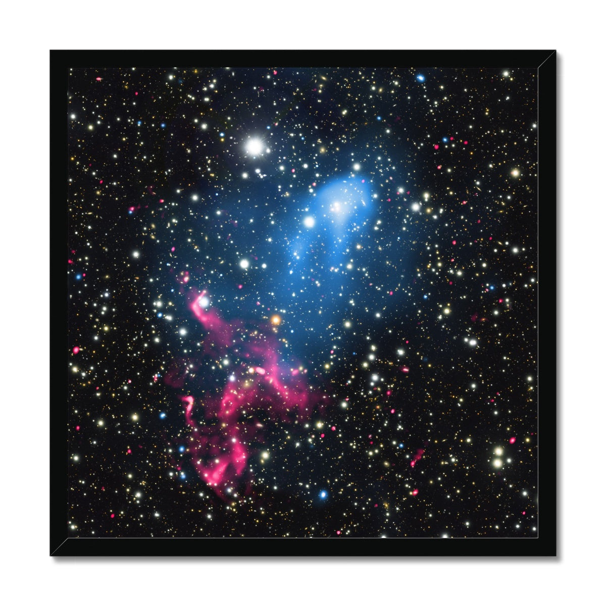 The Galaxy Collision Framed Print