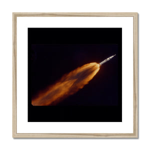 Apollo 7 photographed in flight by ALOTS (68-HC-641) Framed & Mounted Print