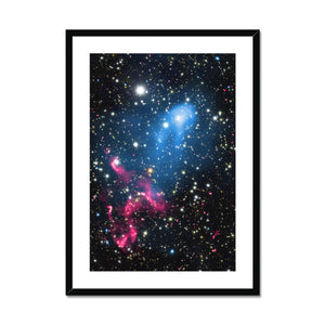 The Galaxy Collision Framed & Mounted Print