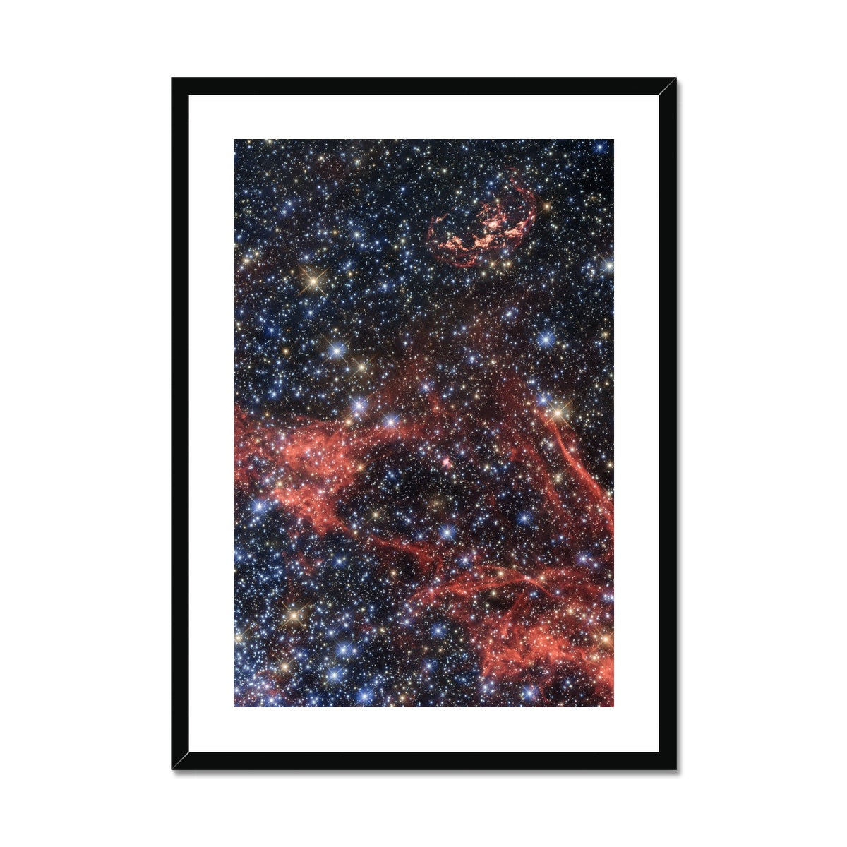 Supernova Remnants Framed & Mounted Print