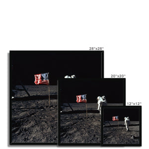 Apollo 11 Moonwalk Framed Print