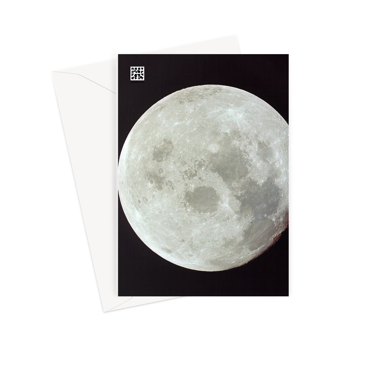 Apollo 7 photographed in flight by ALOTS (68-HC-641) Greeting Card