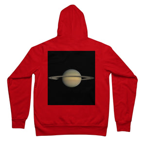 Saturn during Equinox Sudadera con capucha unisex con cremallera completa