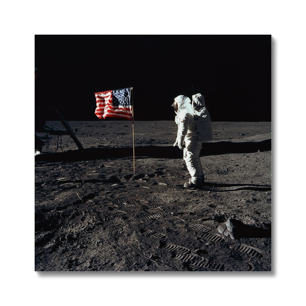 Apollo 11 Moonwalk Canvas