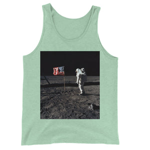 Apollo 11 Moonwalk Unisex Jersey Tank Top