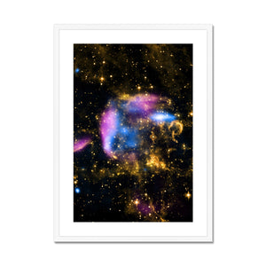 Supernova Debris Framed & Mounted Print