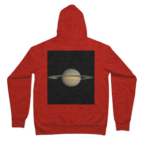 Saturn during Equinox Sudadera con capucha unisex con cremallera completa