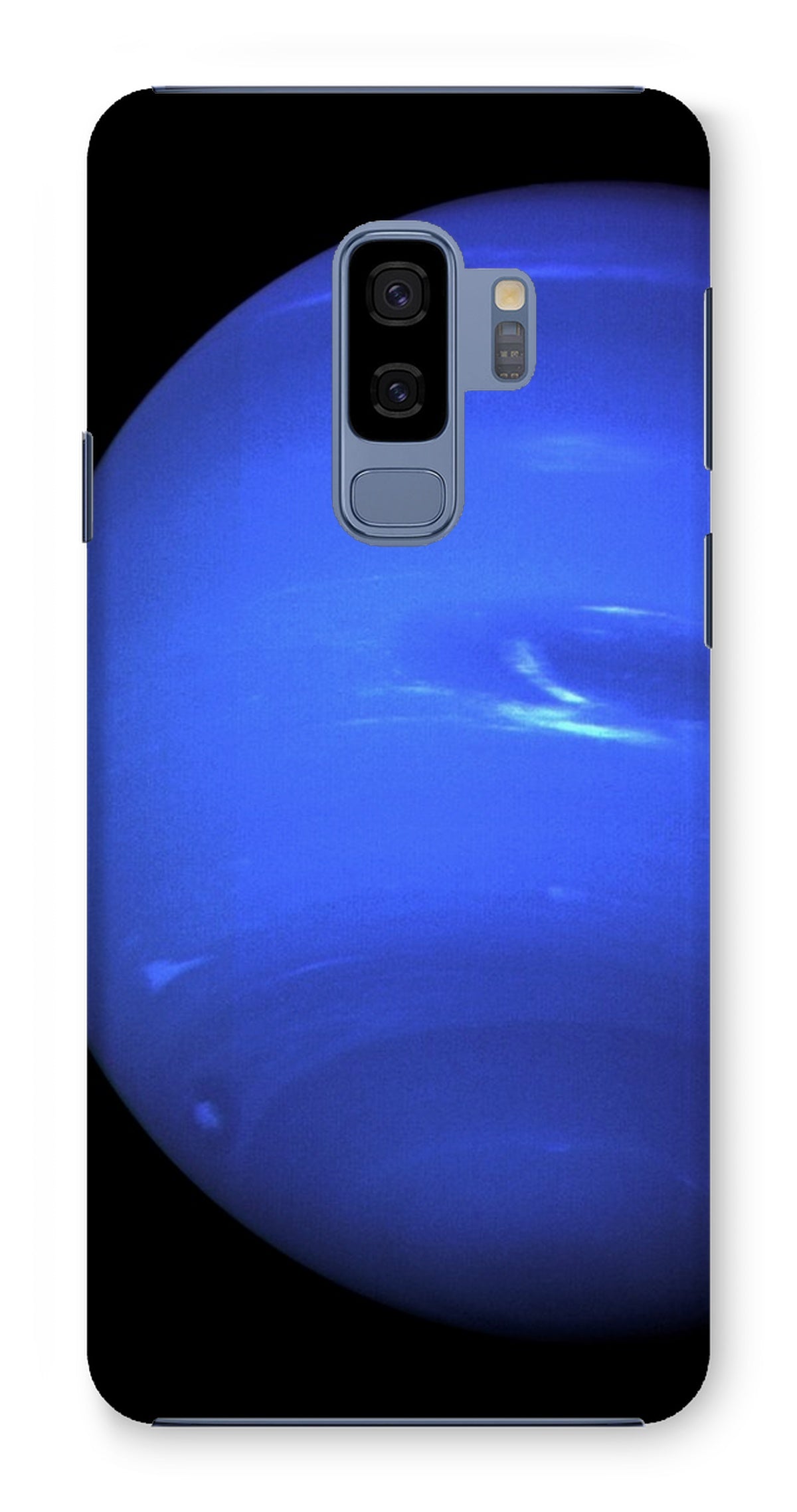 Neptune, Earth size comparison Phone Case