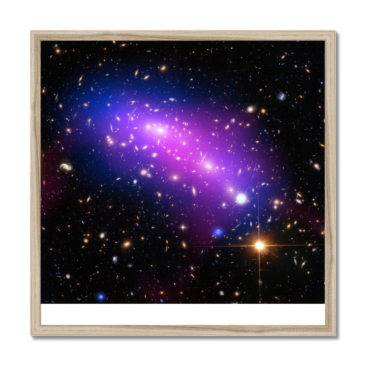 The Frontier Galaxy Cluster Framed Print