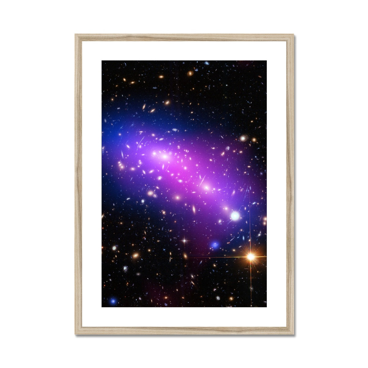 The Frontier Galaxy Cluster Framed & Mounted Print