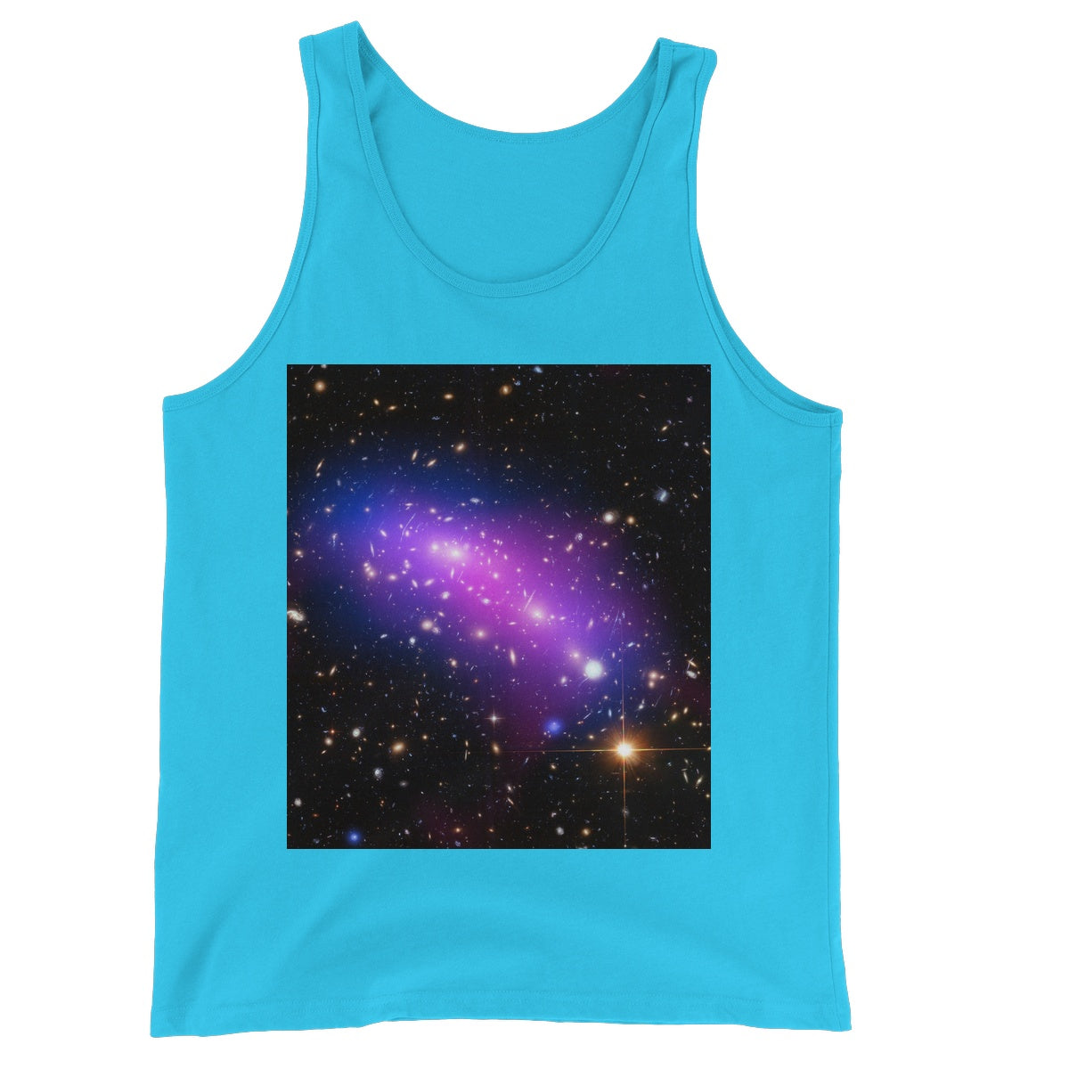 La frontera Galaxy Cluster Unisex Jersey Tank Top