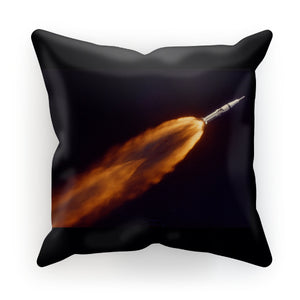 Apollo 7 photographed in flight by ALOTS (68-HC-641) Cushion