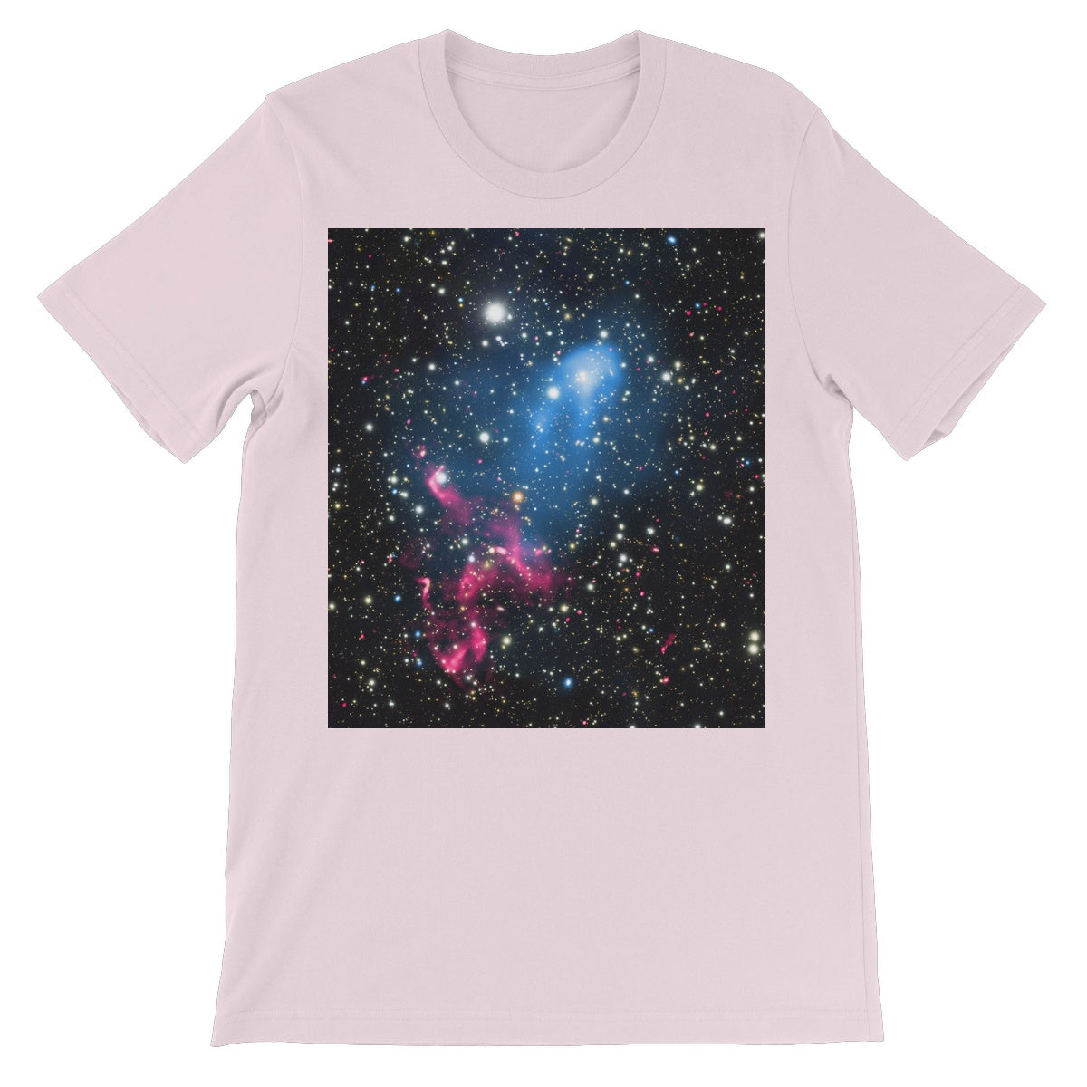 The Galaxy Collision Unisex Camiseta de manga corta