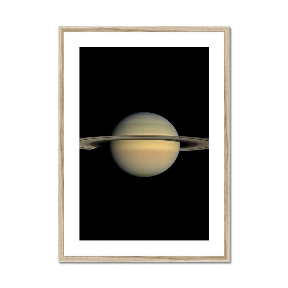 Saturn during Equinox Framed & Mounted Print