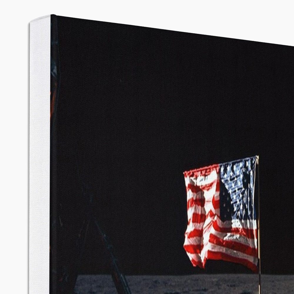 Apollo 11 Moonwalk Canvas