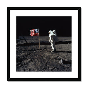 Apollo 11 Moonwalk Framed & Mounted Print