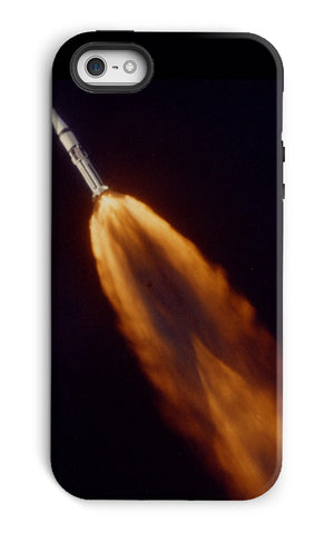 Apollo 7 photographed in flight by ALOTS (68-HC-641) Phone Case