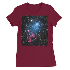 La camiseta favorita de las mujeres de la colisión de la galaxia